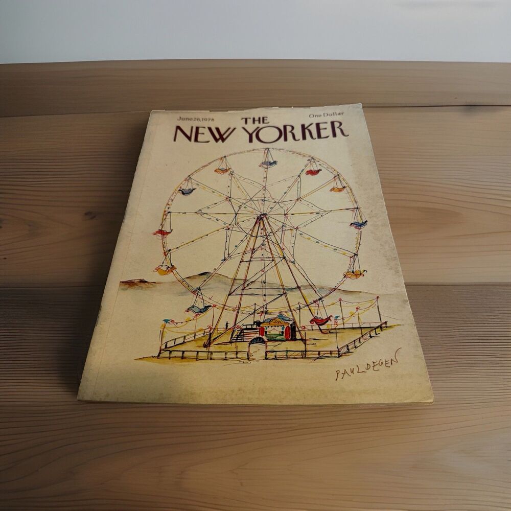 Vintage The New Yorker Actual Magazine June 26, 1978